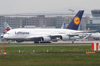 D-AIMI @ EDDF - Lufthansa Airbus A380 - by Thomas Ranner