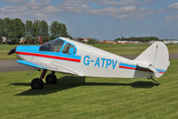 G-ATPV @ EGBR - Gardan Minicab (JB01 Std) at The Real Aeroplane Club's Jolly June Jaunt, Breighton Airfield, 2013. - by Malcolm Clarke