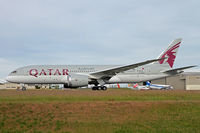 A7-BCD @ PAE - Off to the Paris airshow - by Duncan Kirk