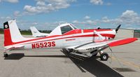 N5523S @ KHCD - Cessna 188 Agwagon on the ramp in Hutchinson, MN. - by Kreg Anderson