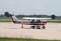 N23065 @ KCID - Parked in front of the control tower - by Glenn E. Chatfield