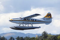 C-GOPP @ CYWH - Landing in Victoria Harbour. - by Peter J Riley