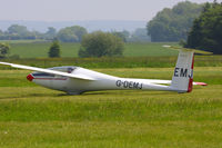 G-DEMJ @ X3SI - Staffordshire Gliding Club, Seighford Airfield - by Chris Hall
