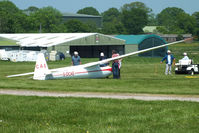 G-DCAE @ X3SI - Staffordshire Gliding Club, Seighford Airfield - by Chris Hall