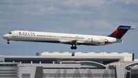 N916DN @ MIA - Delta MD-90 - by Florida Metal