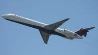 N941DL @ DTW - Delta MD-88 - by Florida Metal