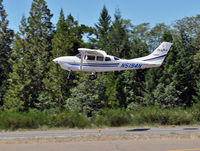 N5194N @ GOO - Cessna 206H departing Nevada County Air Park, Grass Valley, CA. - by Phil Juvet