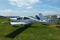 G-SPTT @ EGBT - Visitor at Turweston for the British F1 Grand Prix at Silverstone - by Chris Hall