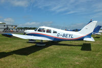 G-BEYL @ EGBT - Visitor at Turweston for the British F1 Grand Prix at Silverstone - by Chris Hall