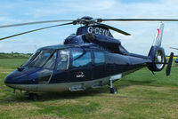 G-CEYU @ EGBT - being used for ferrying race fans to the British F1 Grand Prix at Silverstone - by Chris Hall