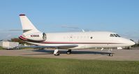 N296QS @ KAXN - Dassault Falcon 2000 on the ramp. - by Kreg Anderson