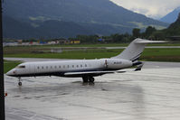 M-GLEX @ LOWI - Nice Visitor at LOWI - by Christoph Plank