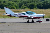 G-CGEO @ EGFH - Visiting Sports Cruiser. - by Roger Winser