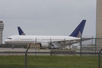N76151 @ MCO - United 767-200 without titles - by Florida Metal