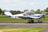 G-CHJG @ EGBR - Cosmik EV-97 Teameurostar UK at The Real Aeroplane Club's Jolly June Jaunt, Breighton Airfield, 2013. - by Malcolm Clarke