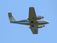 G-OACA @ EGLG - 42. G-OACA from Panshanger Airfield overflying Tewin Village. - by Eric.Fishwick