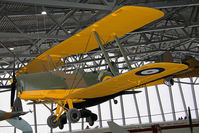 N6635 @ EGSU - De Havilland DH-82A Tiger Moth II. Suspended from the roof in AirSpace, Imperial War Museum Duxford, July 2013. - by Malcolm Clarke