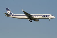 SP-LNC @ EBBR - Arrival of flight LO235 to RWY 02 - by Daniel Vanderauwera