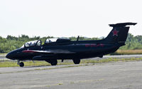 G-DLFN @ EGFH - Aero L-29, taxiing to the stand at EGFH. - by Derek Flewin