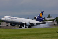 D-ALCN @ EGCC - Lufthansa Cargo - by Chris Hall