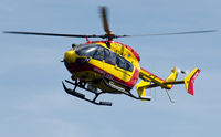 F-ZBPN @ LFRC - Off Cherbourg, approaching MV Saga Ruby to perform a medical evacuation. - by Jonathan Allen