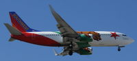 N609SW @ KLAS - Southwest Airlines (California One cs.), is approaching here Las Vegas Int´l(KLAS) - by A. Gendorf