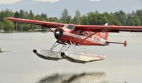 N2740X @ PALH - Landing at Lake Hood Seaplane Base - by Todd Royer