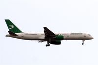 EZ-A014 @ EGLL - Boeing 757-22K [30863] (Turkmenistan Airlines) Home~G 16/07/2013. On approach 27L. - by Ray Barber