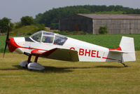 G-BHEL @ EGBR - at the Real Aeroplane Club's Wings & Wheels fly-in, Breighton - by Chris Hall