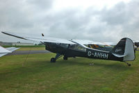 G-AHHH @ EGBR - at the Real Aeroplane Club's Wings & Wheels fly-in, Breighton - by Chris Hall