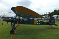 G-BZOB @ EGBR - at the Real Aeroplane Club's Wings & Wheels fly-in, Breighton - by Chris Hall