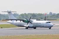 EI-REH @ EGCC - Just landed. - by Graham Reeve