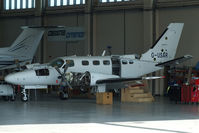 G-USAR @ EGCN - inside the Kinch Aviation hangar - by Chris Hall