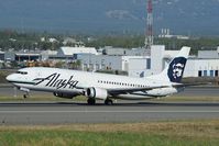 N768AS @ PANC - Alaska Airlines Boeing 737-400 - by Dietmar Schreiber - VAP