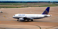 N828UA @ KDFW - Taxi DFW - by Ronald Barker
