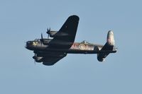 PA474 - Off airport. RAF BBMF Lancaster B.I 'Thumper III' coded KC-A displaying on the first day of the Wales National Air Show, Swansea Bay, UK. - by Roger Winser