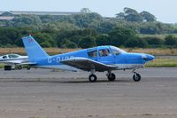 G-OIBO @ EGFH - Visiting Cherokee operated by Azure Flying Club. - by Roger Winser