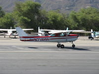 N714HH @ SZP - 1977 Cessna 150M, Continental O-200 100 Hp, takeoff roll Rwy 22 - by Doug Robertson