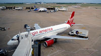 N840VA @ KDFW - Gate E33  DFW - by Ronald Barker