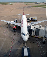 N840VA @ KDFW - Gate E33  DFW - by Ronald Barker