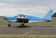 G-OIBO @ EGTC - Piper PA-28-180 Cherokee, Cranfield Airport, June 2013. - by Malcolm Clarke