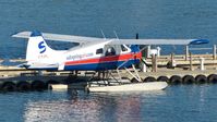 C-FJFL @ CYHC - SaltSpring Air Beaver tied up in Coal Harbour. - by M.L. Jacobs