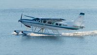 C-FLAC @ CYHC - Seair Seaplanes Cessna flight landing in Coal Harbour. - by M.L. Jacobs