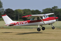 G-AVMD @ EGBR - Cessna 150G at The Real Aeroplane Company's Wings & Wheels Fly-In, Breighton Airfield, July 2013. - by Malcolm Clarke
