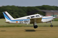 EC-BNY @ EGBR - PA-28R-180 Cherokee Arrow at The Real Aeroplane Company's Wings & Wheels Fly-In, Breighton Airfield, July 2013. - by Malcolm Clarke