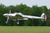 N25Y @ LFFQ - Lockheed P38L Lightning, The Flying Bulls, La Ferté Alais Airfield (LFFQ) - by Yves-Q