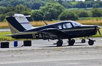 G-AYJR @ EGFH - Visiting Piper PA-28-140 from the Turweston flying School Aylesbury, previously owned by the RAF Brize Norton Flying Club. - by Derek Flewin