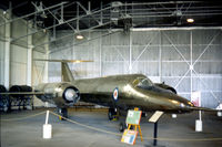 XF926 @ EGWC - Bristol 188 as seen at the Cosford Aerospace Museum in August 1976. - by Peter Nicholson