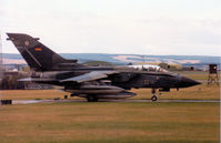 46 14 @ EGQS - Tornado IDS of Marineflieger MFG-1 preparing to join the active runway at RAF Lossiemouth in September 1990. - by Peter Nicholson