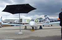 F-WATT @ LFPB - EADS E-Fan (with 2 electric motors, first flight later this year) at the Aerosalon 2013, Paris